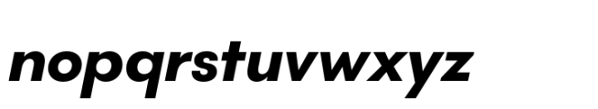 Lightbox 21 Bold Oblique Font LOWERCASE