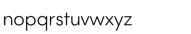 Lightbox 21 Light Font LOWERCASE