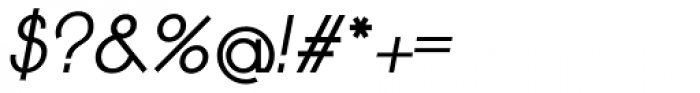 Lightbox SC Italic Font OTHER CHARS