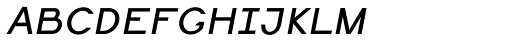 Lightbox SC Italic Font LOWERCASE