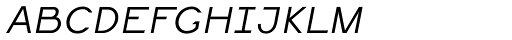 Lightbox SC Light Italic Font LOWERCASE