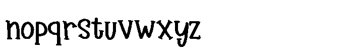 Lighthearted Christmas Font LOWERCASE