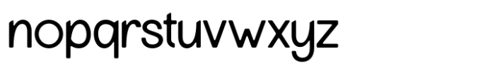 Lightshift Rounded Font LOWERCASE