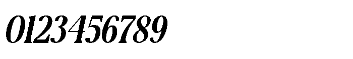 Lignis Italic Font OTHER CHARS