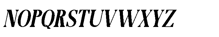 Lignis Italic Font UPPERCASE