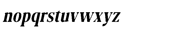 Lignis Italic Font LOWERCASE