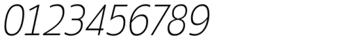 Ligurino Cond ExtraLight Italic Font OTHER CHARS