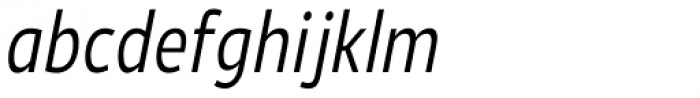 Ligurino Cond Light Italic Font LOWERCASE