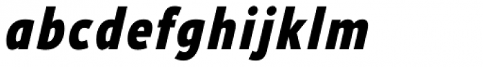 Ligurino ExtraBold Italic Font LOWERCASE