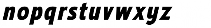 Ligurino ExtraBold Italic Font LOWERCASE