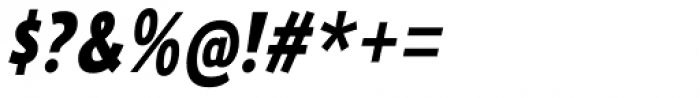 Ligurino SemiCond ExtraBold Italic Font OTHER CHARS