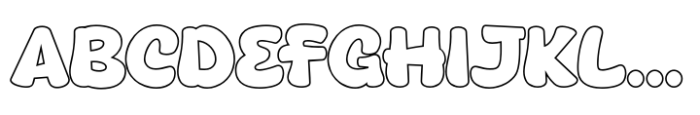 Likefu Outline Font UPPERCASE