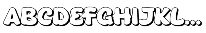 Likefu Shadow Font UPPERCASE