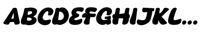 Likefu Slant Font UPPERCASE