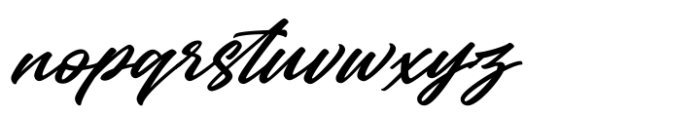Lil Stuart Italic Font LOWERCASE