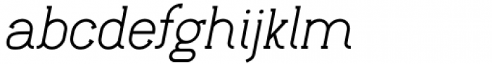 Lilette Medium Italic Font LOWERCASE