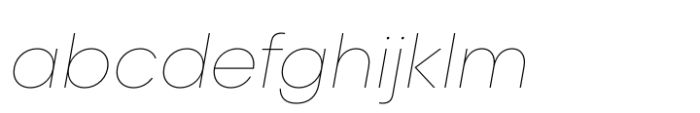 Liliana Ultra Light Italic FONT