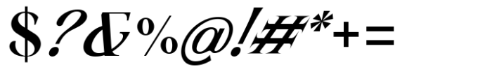 Liliane Classe Bold Italic Font OTHER CHARS