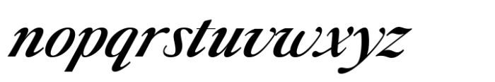 Liliane Classe Semi Bold Italic Font LOWERCASE