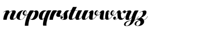 Lilith Script Pro Black Font LOWERCASE