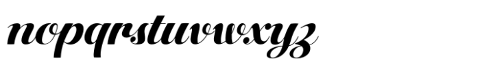 Lilith Script Pro Bold Font LOWERCASE