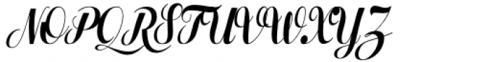 Lilith Script Pro Narrow Medium Font UPPERCASE
