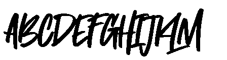 Lill Savages Font UPPERCASE