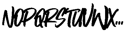 Lill Savages Font UPPERCASE