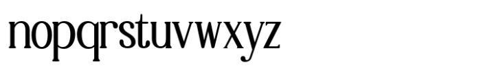 Lilleth Reality Regular Font LOWERCASE