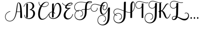 Lilyana Font UPPERCASE