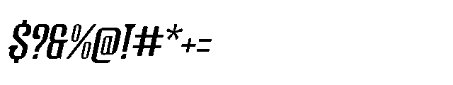 Lilynt Italic Font OTHER CHARS