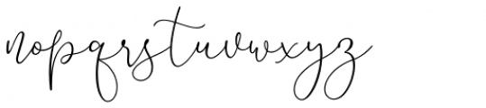Lilypaly Regular Font LOWERCASE