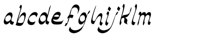 Limazah Font LOWERCASE