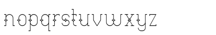 Limbong Extra Light Font LOWERCASE