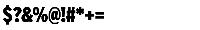 Limit Display Cm Black Font OTHER CHARS