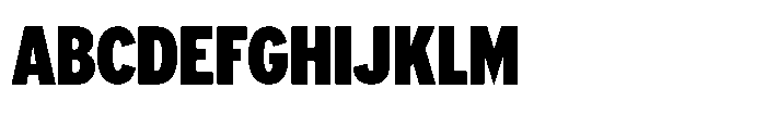 Limit Display Cm Black Font UPPERCASE