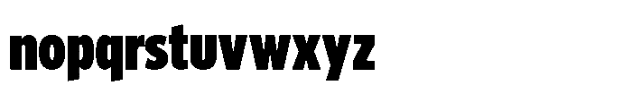 Limit Display Cm Black Font LOWERCASE