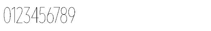 Limit Display Cm Hairline Font OTHER CHARS