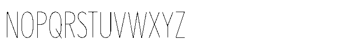 Limit Display Cm Hairline Font UPPERCASE