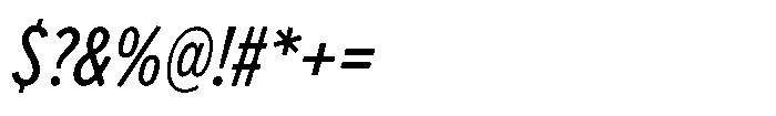 Limit Display Cm Italic Font OTHER CHARS