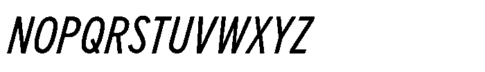 Limit Display Cm Italic Font UPPERCASE