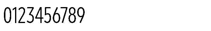 Limit Display Cm Light Font OTHER CHARS