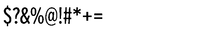 Limit Display Cm Regular Font OTHER CHARS
