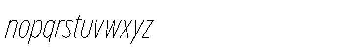 Limit Display Cm Thin Italic Font LOWERCASE