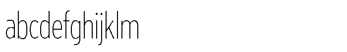 Limit Display Cm Thin FONT
