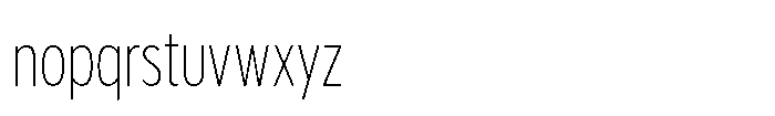 Limit Display Cm Thin Font LOWERCASE