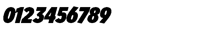 Limit Display Cm XBlack Italic Font OTHER CHARS