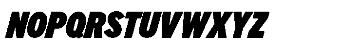 Limit Display Cm XBlack Italic Font UPPERCASE
