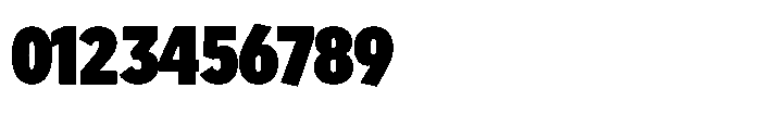 Limit Display Cm XBlack Font OTHER CHARS