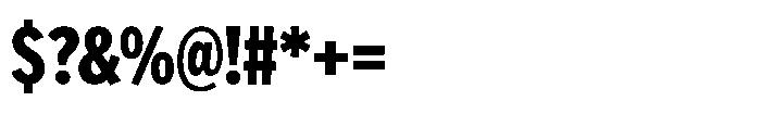 Limit Display Cm XBold Font OTHER CHARS